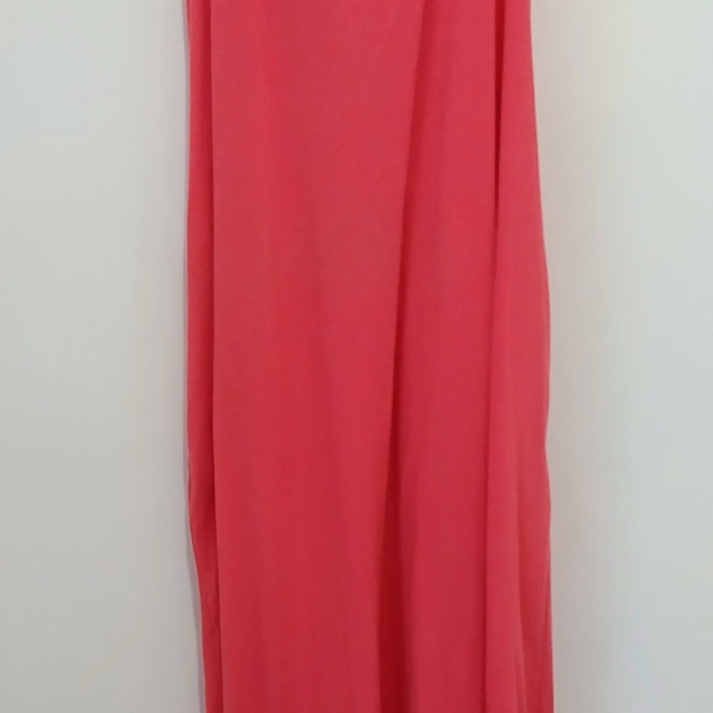 Pink Full-length Beach Dress - Picture 6 of 7